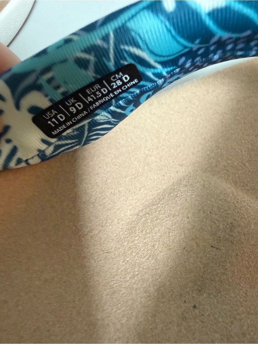 Spenco Victoria Tropic sandals in Tropical Blue EUC men’s size 11 - Picture 5 of 5